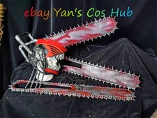 Custom Chainsaw Man Denji Helmet Weapon Wearable Halloween Cosplay Prop