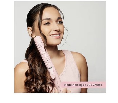 L'ANGE HAIR Le Duo Grande 360° Airflow Styler | 2-in-1 Curling Wand Straightener