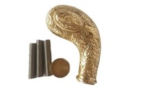 Personalized Vintage Solid Brass Horse Head Designer Handle For Walking Stick