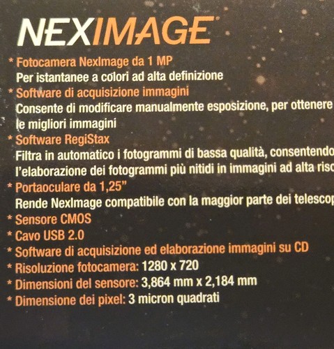 Celestron Neximage Model #93709 Solar System Imager Open Box Sealed Product - Picture 8 of 8