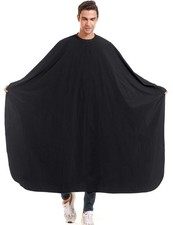 izzycka Nylon Barber Cape 64"x56" Waterproof Salon Large X-Large, A-black