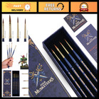 Kolinsky Sable Miniature Painting Brush Set - Fine Detail Paint Kit for Acrylic