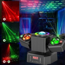 50W Laser Light RGBW LED Moving Head Disco Stage Lighting Beam DMX512 Party DJ