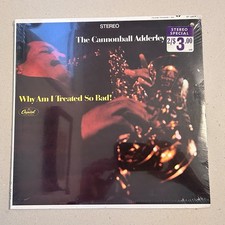 SEALED!! Cannonball Adderley "Why Am I Treated So Bad" Jazz LP Capitol 1967
