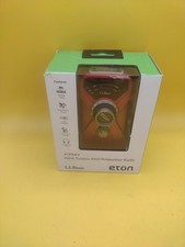 LL Bean Hand Turbine AM FM Weather Red Radio w/ Light ETON FRX1 glow n dark g04