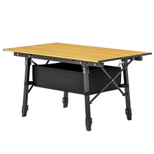 3ft Aluminum Small Folding Table, Portable Camping Table with Storage Bag
