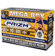 2022-23 NBA Panini Prizm Mega Box Factory Sealed Basketball RED Cracked Ice