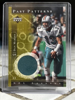 2001 Upper Deck NFL Legends Dan Marino Past Patterns Jersey #PP-DM Dolphins