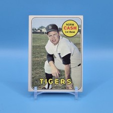1969 Topps Norm Cash #80 - EXC/NM