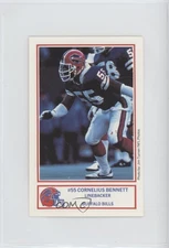 1988 Louis Rich Buffalo Bills Police Cornelius Bennett #2 Rookie RC