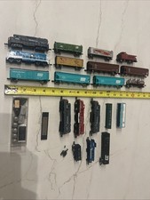 N-Scale locomotive train lot - pre-owned worn railroad UNTESTED ESTATE - issues