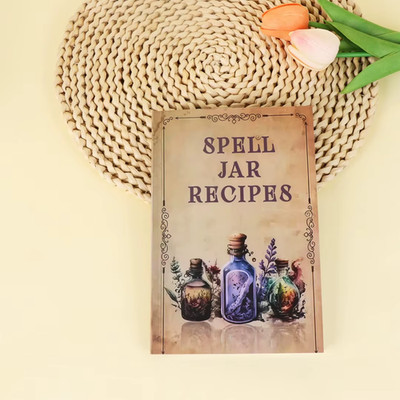 Spell Jar Recipes Witch Spell Book Fun Kids Magical Toy Book Essential Old spell