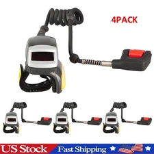 4Pcs RS4000 1D CORDED RING FINGER SCANNER Symbol Motorola Zebra RS4000-HPCSWR