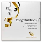 2018 US Mint Congratulations Set American Eagle One Ounce Silver Proof Coin