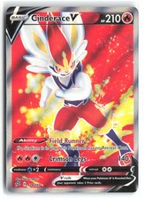 Cinderace V (Full Art) SWSH02: Rebel Clash 178/192 NM Ultra Rare, Holo on eBay