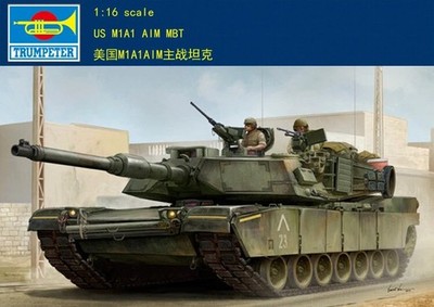 1/16 Trumpeter No. 00926 US M1A1 AIM MAIN BATTLE TANK New in Box