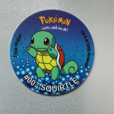 #007 Squirtle Schiggy  Pokemon Taz Tazo Chip Pog Nintendo Cheetos Lays Pokémon