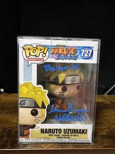 Funko Pop! Vinyl: Naruto Shippuden Naruto Uzumaki #727 Autographed JSA COA