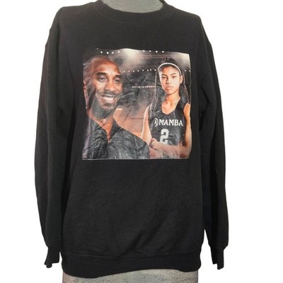 Black Cotton Koby and Gianna Bryant Graphic Sweatshirt Size Medium