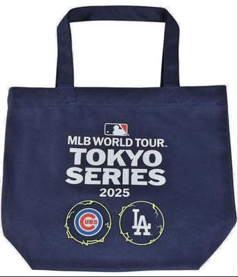 NEW MLB World Tour Tokyo Series 2025 Dodgers Canvas Tote Bag