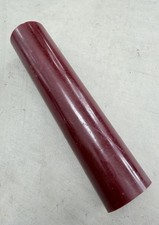 Vintage Bakelite Catalin Dark Red Bar Stock rod 219g 1930s USA Pin Jewelry
