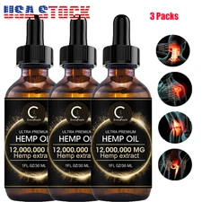 Best Hemp Oil - Natural Wellness Hemp Seed Oil 3-Pack 90ML
