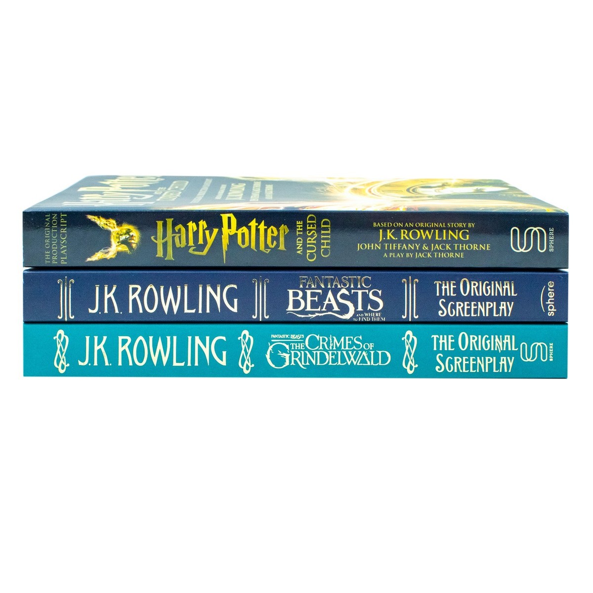 Harry Potter J.K. Rowling 3 Books Collection Set Cursed Child