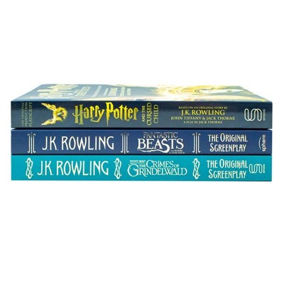 Harry Potter J.K. Rowling 3 Books Collection Set Cursed Child