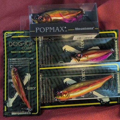 Megabass Kasumi Magic Topwater Set Pop x Pop MAX Dog x popMAX Unopened