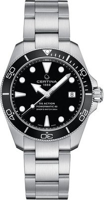 Certina DS Action Diver 38mm Powermatic 80 Black