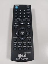 LG COV33662707 DVD Player Remote Control DP132 DP122 DVX492 DV480 DV642 - Tested