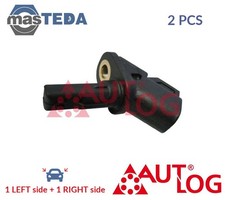 AS4095 ABS WHEEL SPEED SENSOR PAIR FRONT AUTLOG 2PCS NEW OE REPLACEMENT