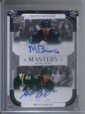 2022 Series 2 Mastery Dual Achievement Matty Beniers Matt Boldy #M-I Auto 1b2x