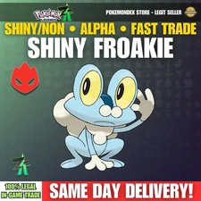 ✨ SHINY FROAKIE ✨ ALPHA ✨BATTLE READY - Pokemon Legends Z/A