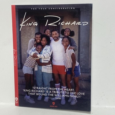 King Richard FYC DVD drama Father Of tennis superstars Venus &Serena Williams F2