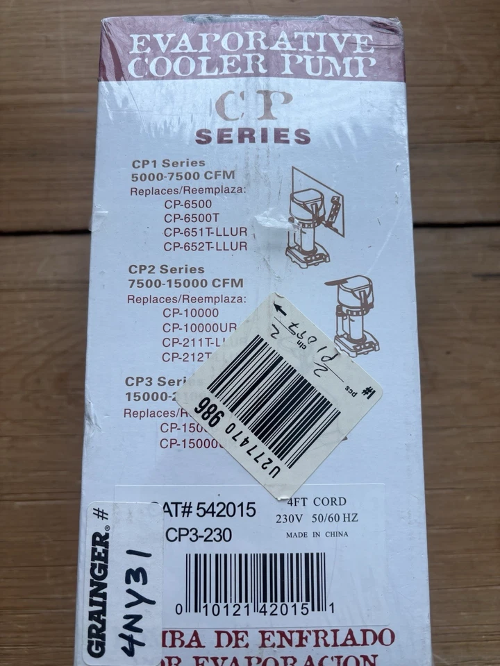 Bomba enfriadora evaporativa CP3-230 Foto 3 de 3