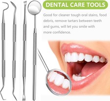 Dental Teeth Cleaning Kit Dentist Floss Plaque Remover Oral Care Inst German Gr
