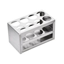 8 Hole 3 Layers Test Tube Holder Stainless Steel for 26-30mm Tube Labs Rack