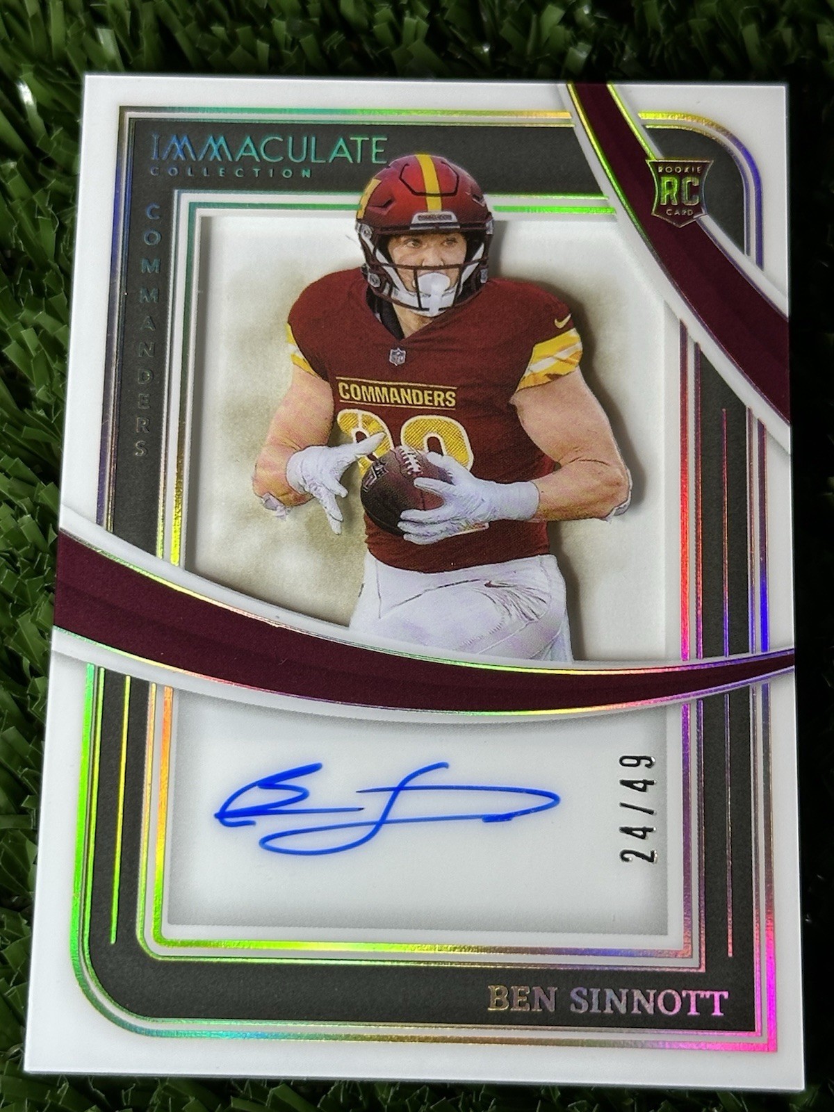 Ben Sinnott Panini Immaculate Collection Immaculate Rookie Shadowbox Signatures #IRSSBST Base