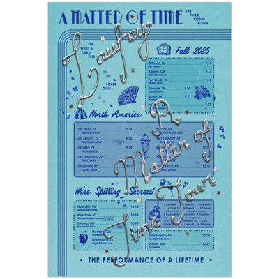 Laufey A Matter of Time Tour 2025 Poster | eBay