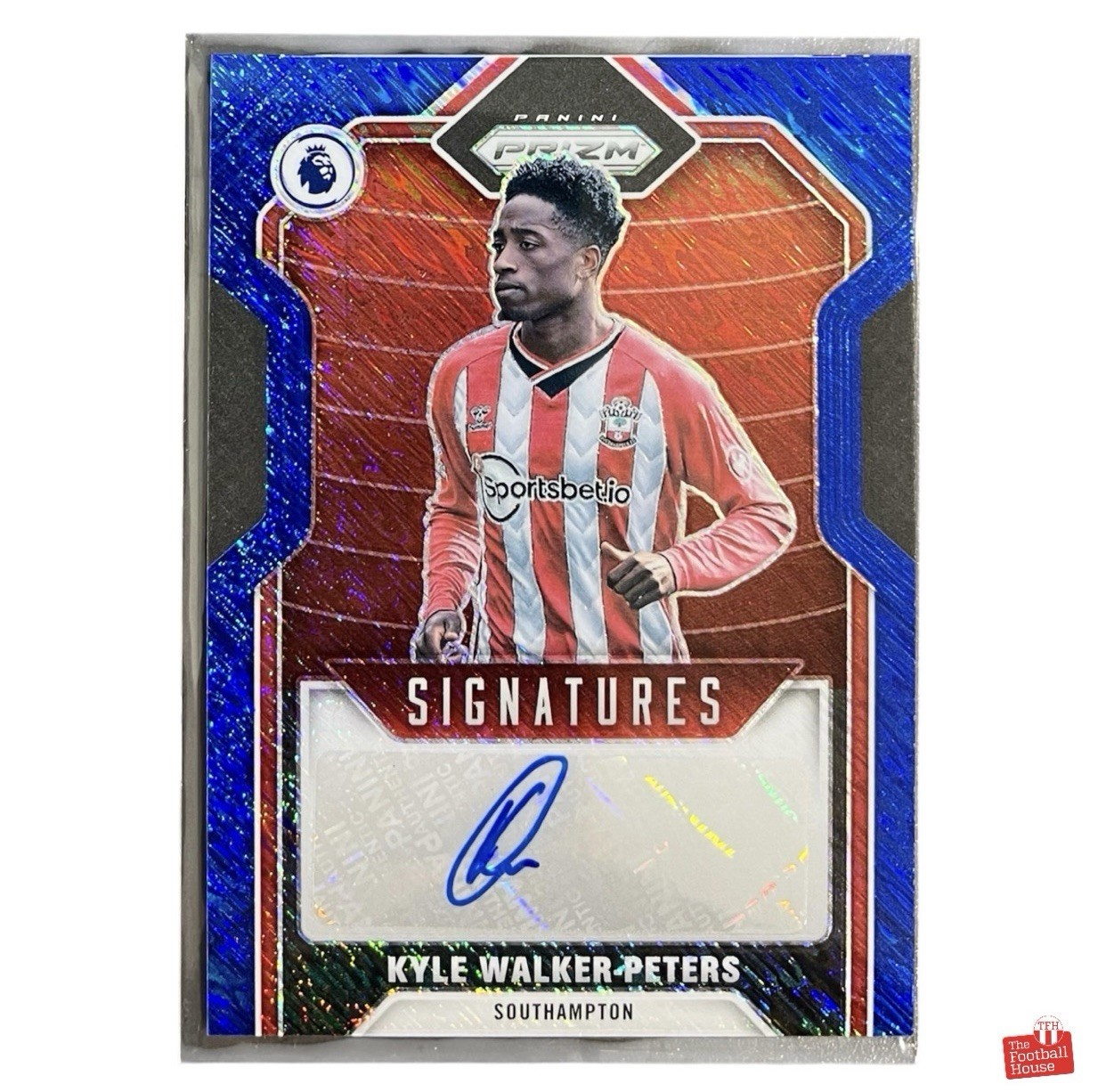Panini 2021/22 Prizm Southampton Kyle Walker-Peters FOTL Blue Auto Card #S-KWP