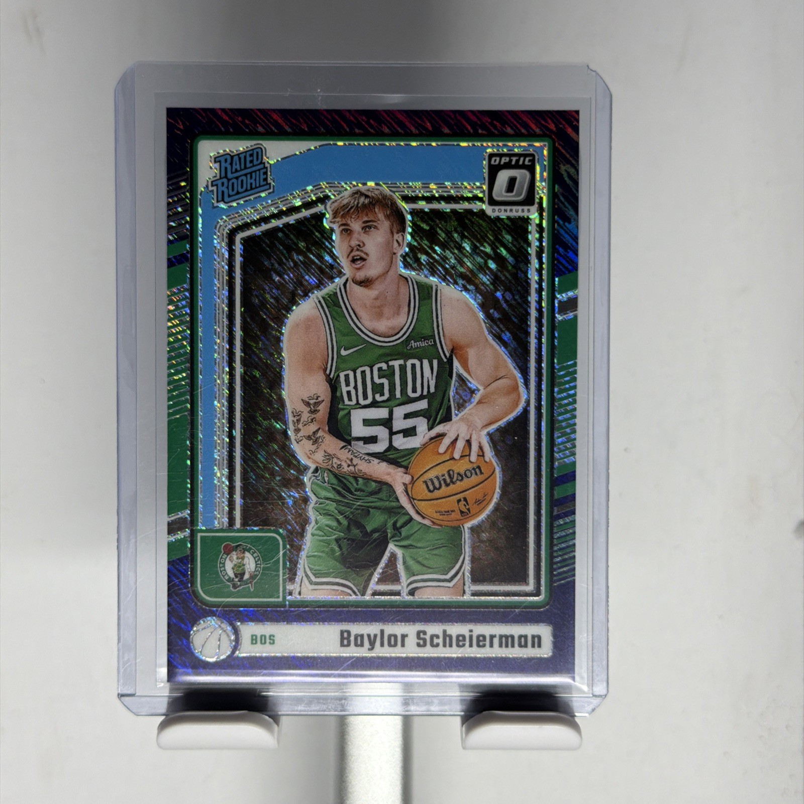 Baylor Scheierman 2024-25 Donruss Optic Purple Shimmer Rookie #263