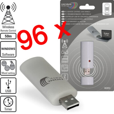 1 Karton = 96 Stück Home Easy HE853 Ferbedienbarer PC-USB Dongle NEU OVP
