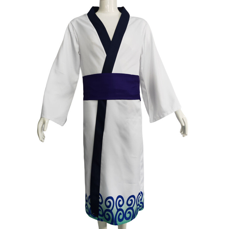 Anime Roronoa Zoro Cosplay Costume Wano Kuni Country Kimono Robe Full ...