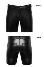 Produktbild von Herren Wet Look Fitness Shorts – Glänzende Laufhose, 11-13 Zoll Innenlänge, S Bis 4XL
