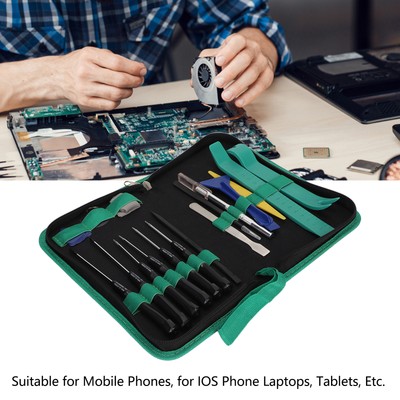 Professional Electronics Opening Pry Tool Repair Kit With Metal Spudger Anti Kit