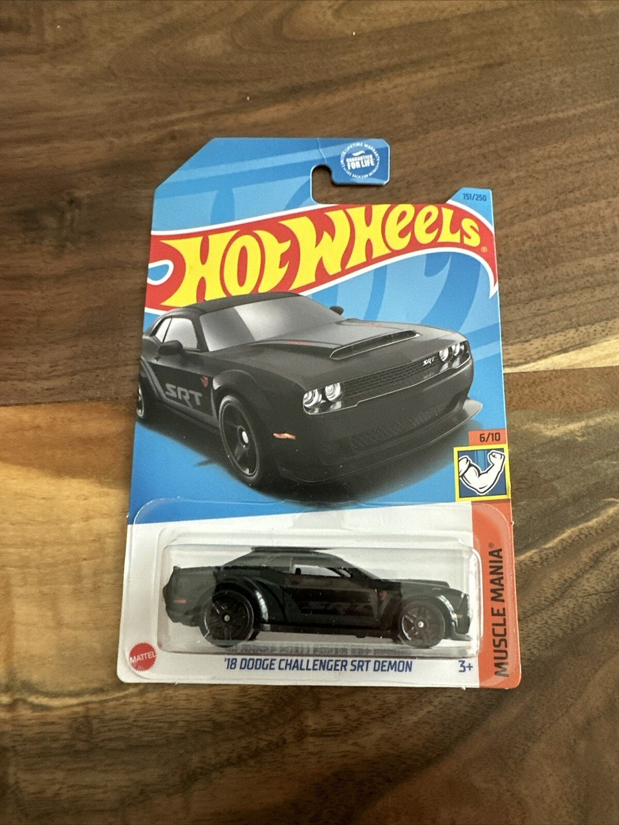 Hot Wheels 2023 151/250 18 Dodge Challenger SRT Demon BLACK 6/10