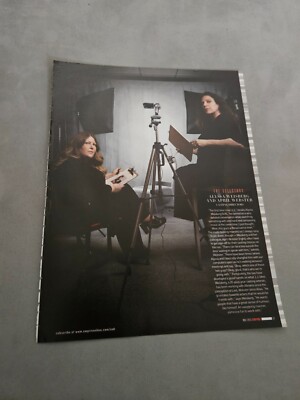 TPEEP252 MAGAZINE ARTICLE & PICTURE 11X8'' ALYSSA WEISBERG & APRIL WEBSTER 