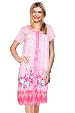 JEFFRICO Nightgowns For Women Short Sleeve Soft Sleepwear Comfy Nightshirts NEW