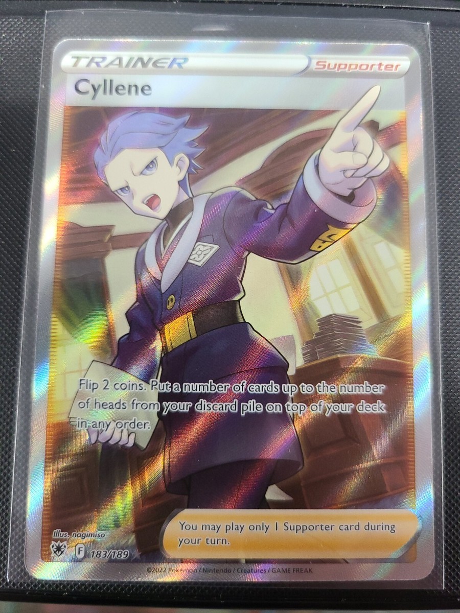 Cyllene Full Art 183/189 Ultra Rare - 2022 Pokemon Astral Radiance NM Cyllene Full Art 183/189 Ultra Rare - 2022 Pokemon Astral Radiance NM